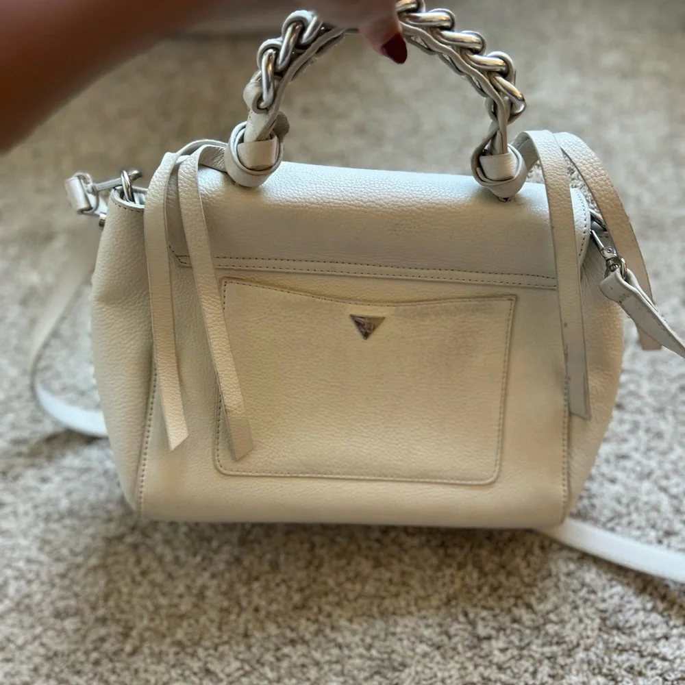 Sam Edelman White Leather Shoulder Bag - Picture 2 of 3